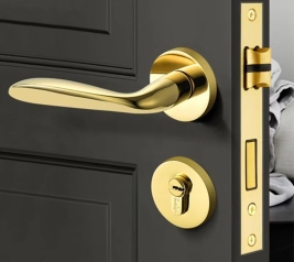 Khóa cửa mạ vàng PVD
